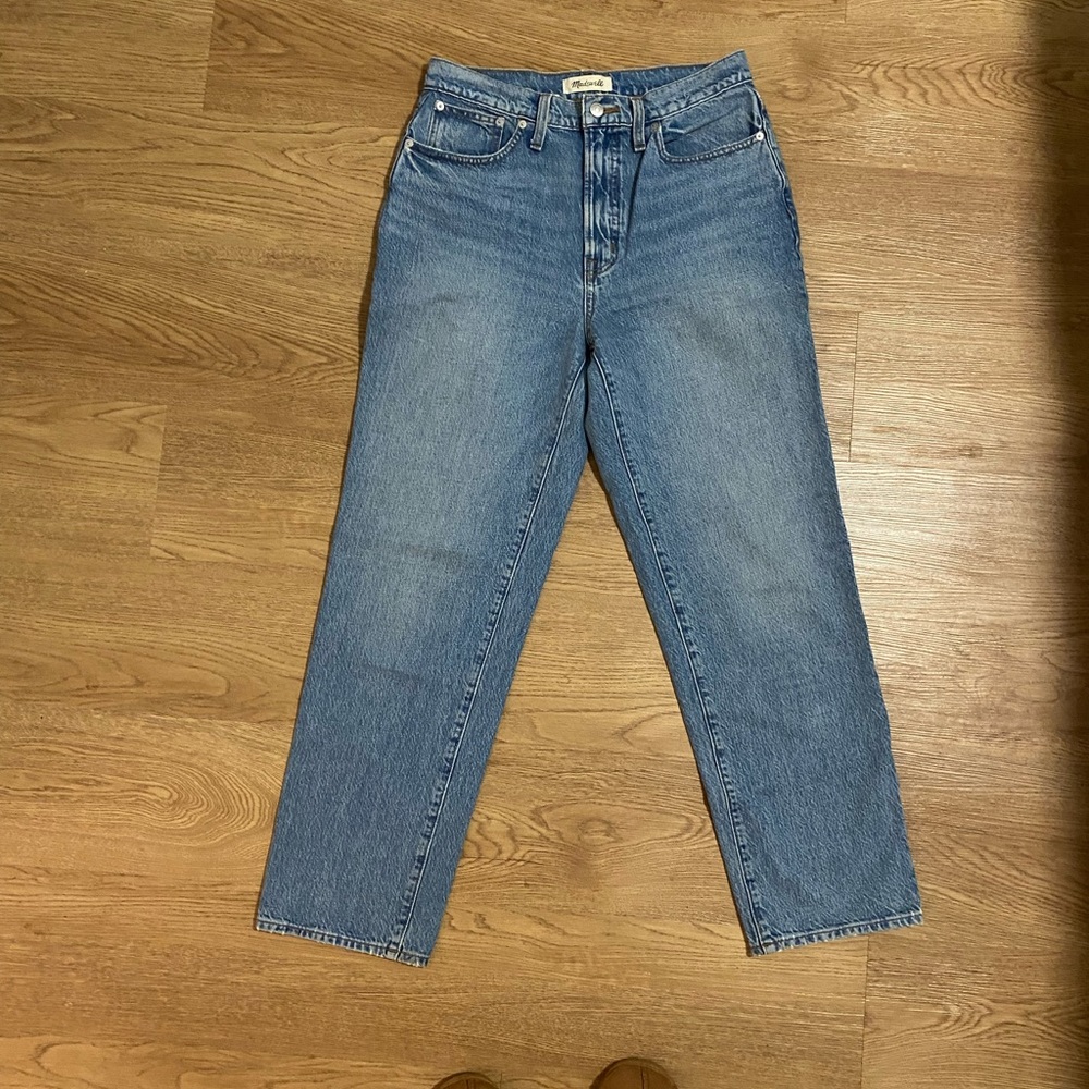 Madewell, Perfect Vintage Straight Jean, size 28, high rise